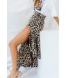 Leopard Print Casual Skirt